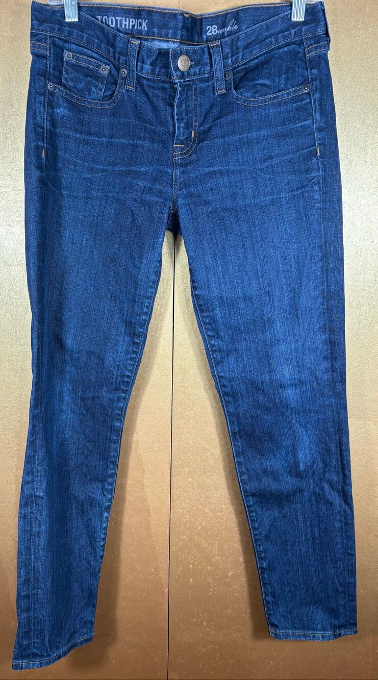 J.Crew toothpick ankle skinny jeans size 28